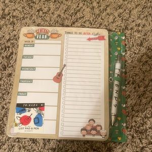 FRIENDS pen and pad
